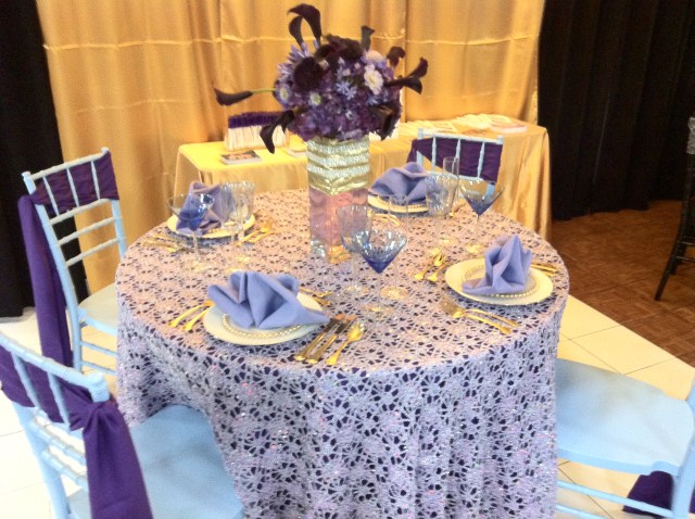 Glitter Lavender Sequins