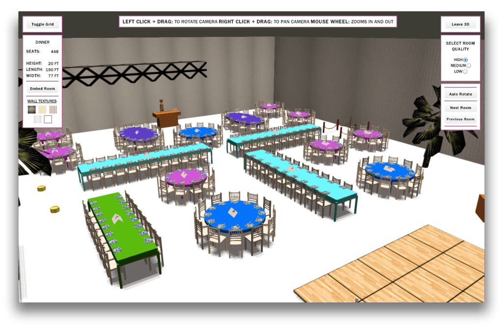 Social Tables Example 1